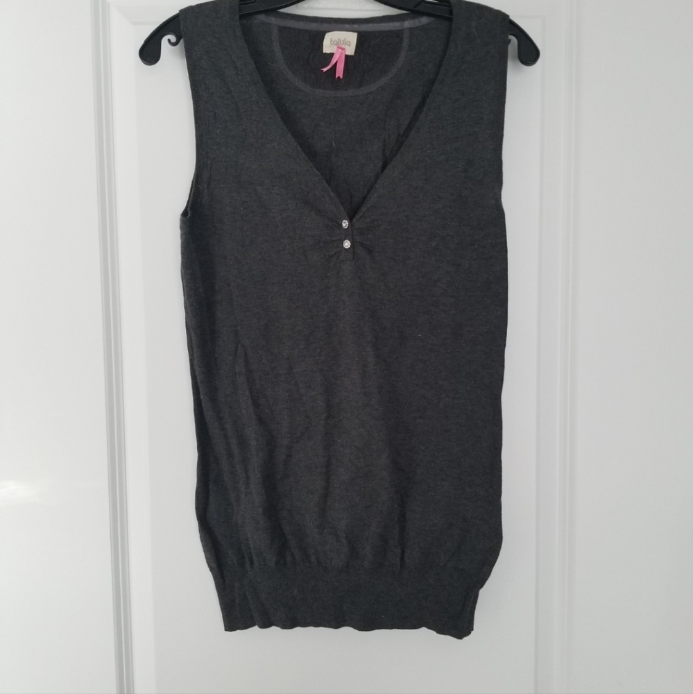 #24- Talula/Aritzia sleeveless Vest grey